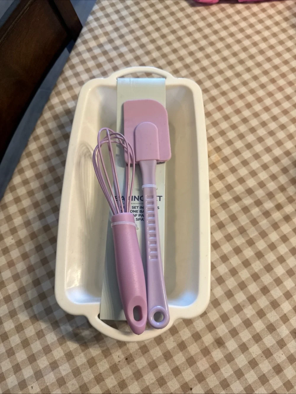 Purple  Silicone Whisk and Spatula Set